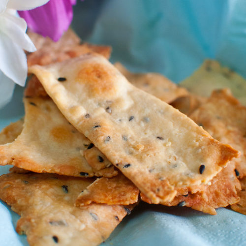 Sesame Seeded Crackers