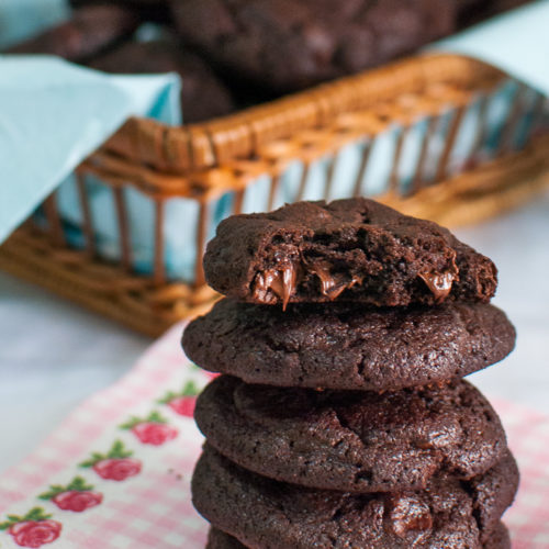 Totally Chocolate Chip Cookies (Nigella)