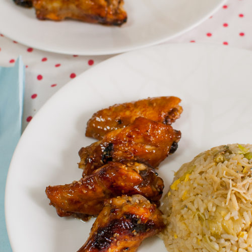 Baked Honey and Lemon Chicken Wings