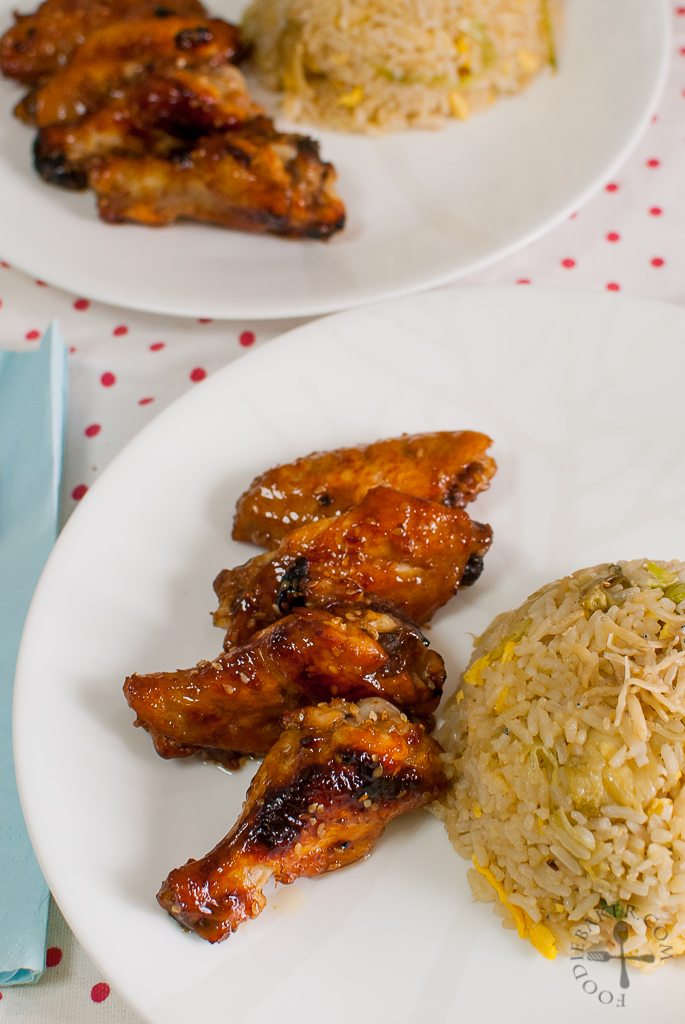 Baked Honey and Lemon Chicken Wings