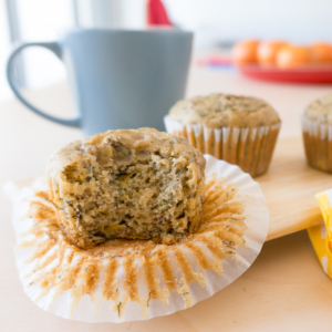 No-Mixer Banana Muffins