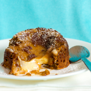 Molten Coffee-Vanilla Cake