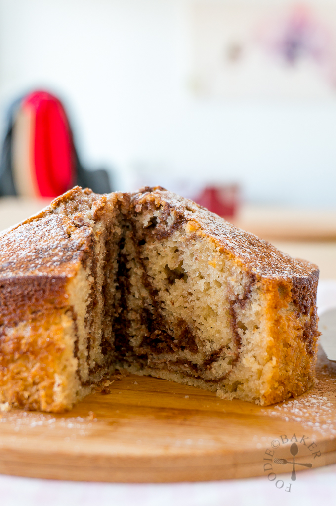 NoMixer Chocolate Marble Yogurt Cake