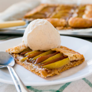 Apple and Peanut Butter Galette