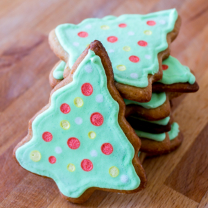 Christmas Tree Cookies - featured