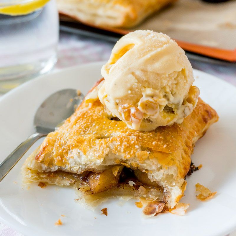 Apple Turnovers with Puff Pastry - Grace and Good Eats