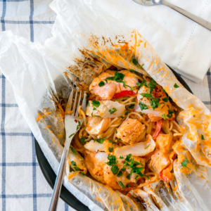 Seafood Spaghetti al Cartoccio