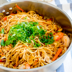 Asian-Style Stir Fried Egg Noodles