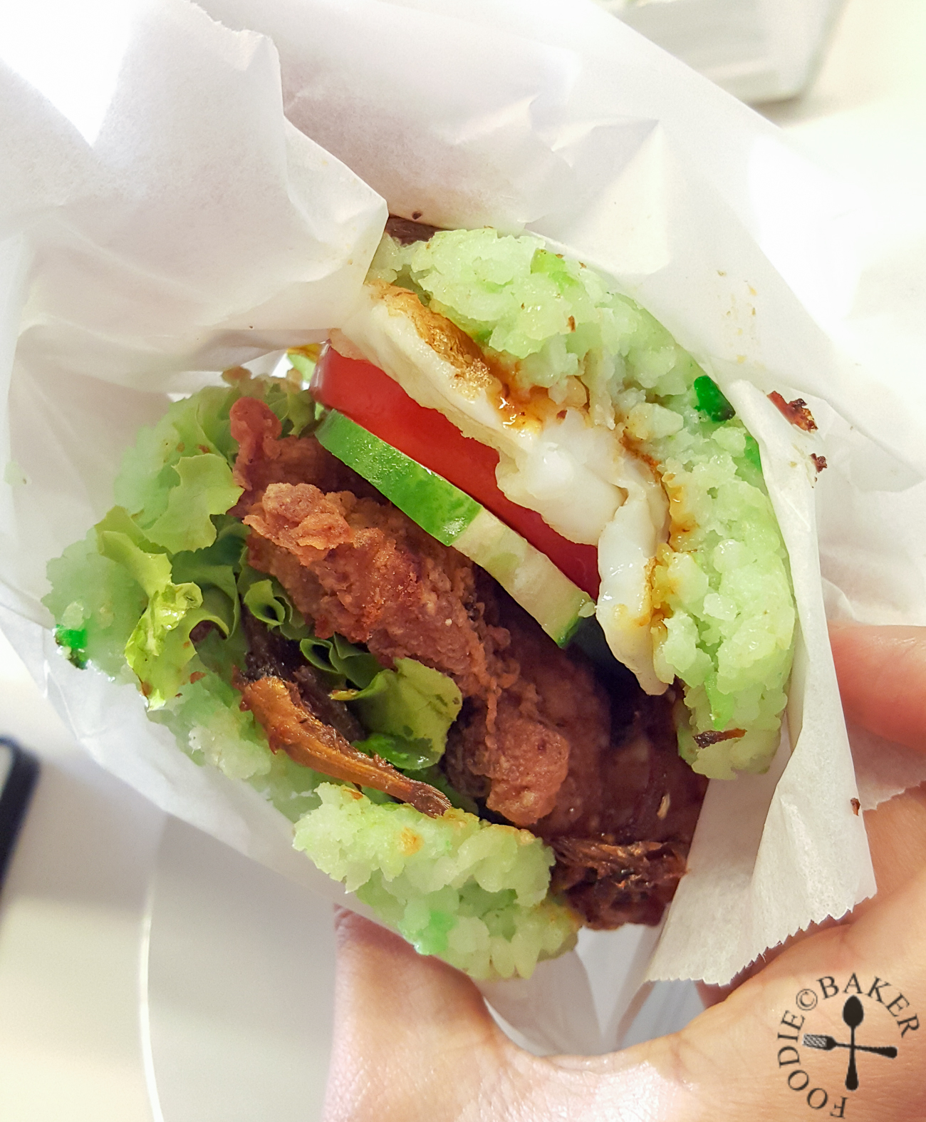 Nasi Lemak Burger