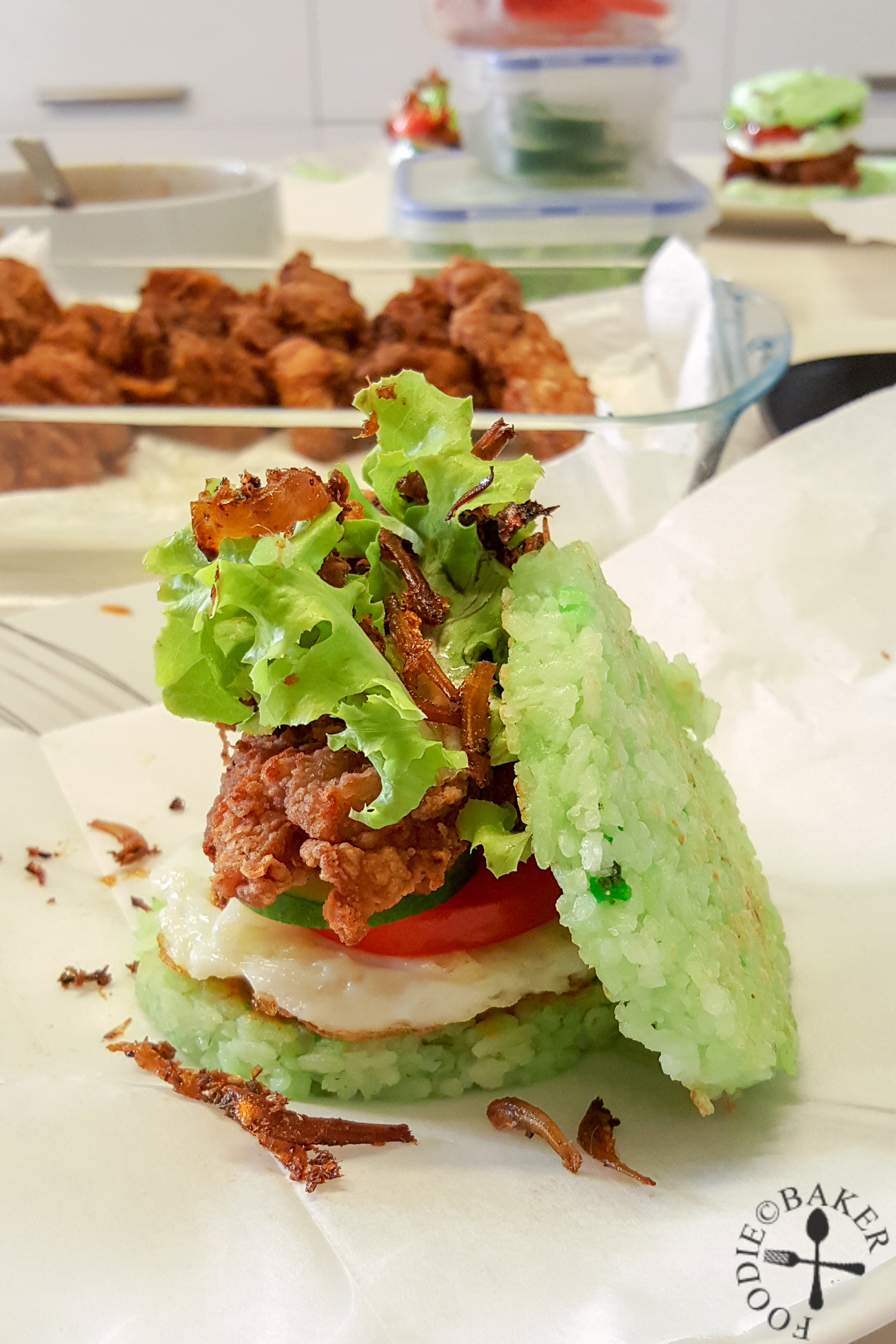 Nasi Lemak Burger