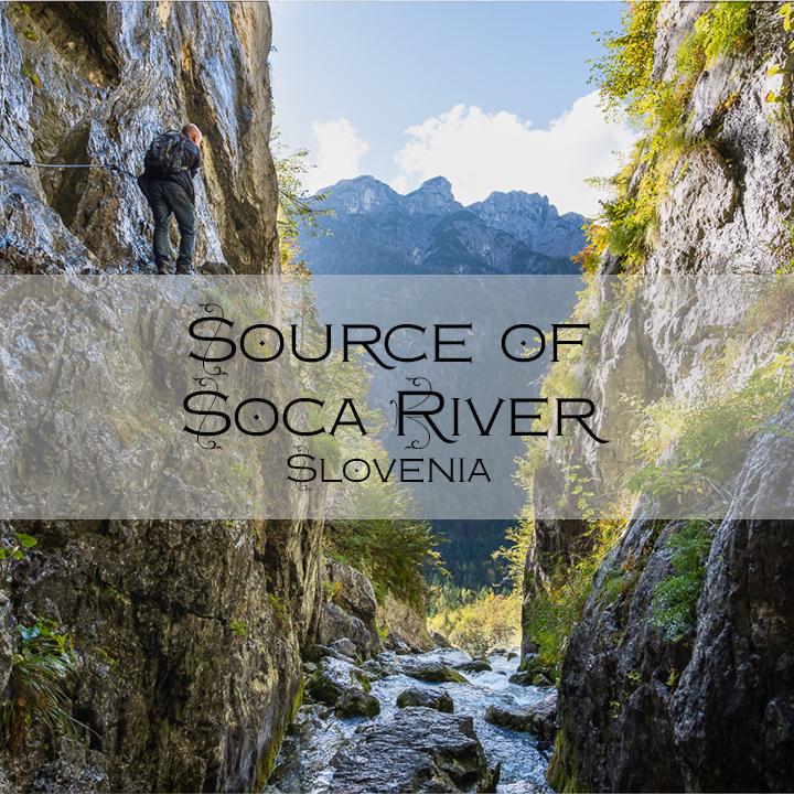 Source of Soča River, Slovenia